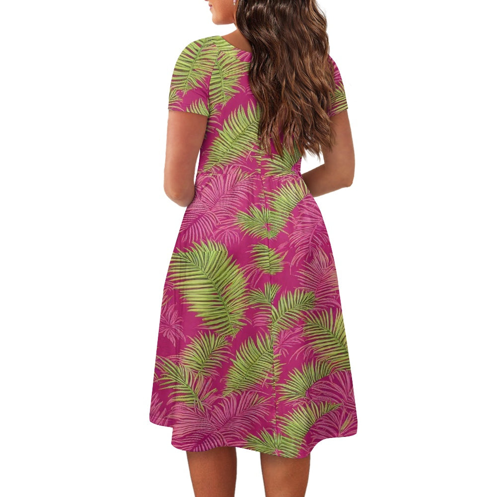 Women's short sleeve dress