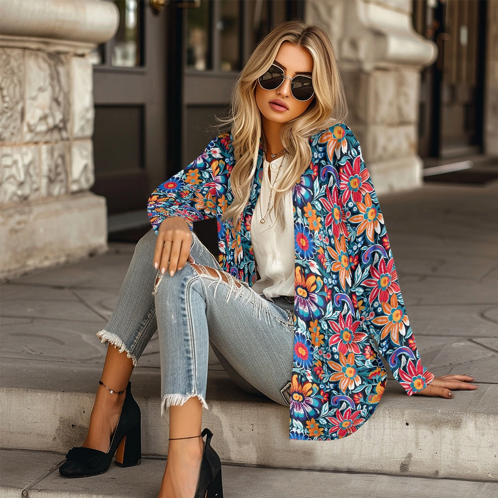 Long-sleeved cardigan jacket