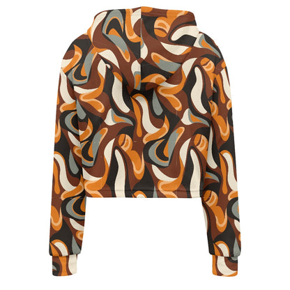 Women's midriff-baring sweatshirt - Ethnic