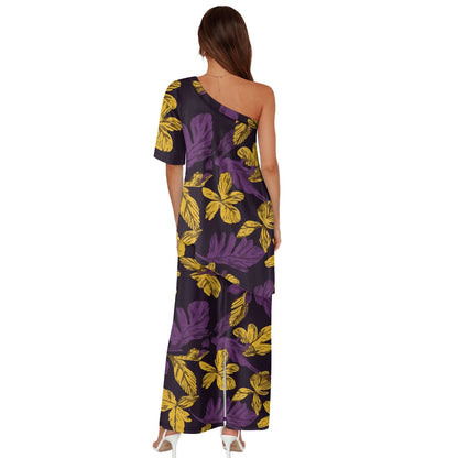 Elegant Off-Shoulder Two-Piece Dress for Women