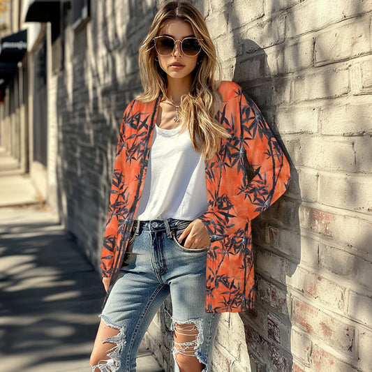 Long-sleeved cardigan jacket