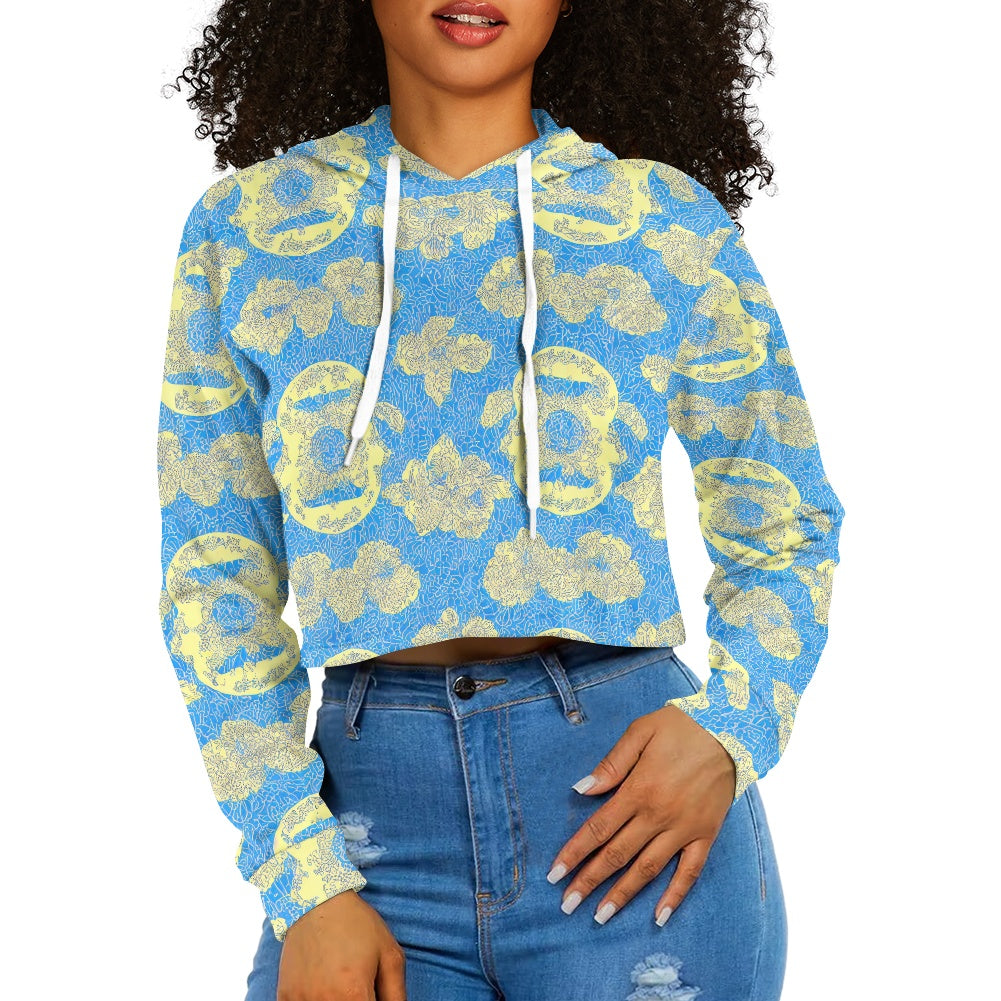 Women's midriff-baring sweatshirt - Vintage
