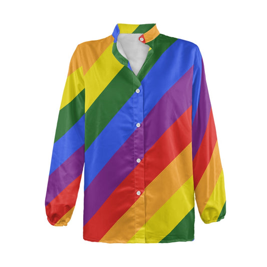Rainbow Women's long-sleeved shirts white