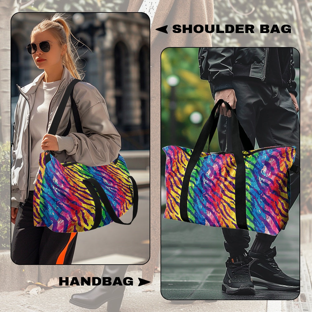 Rainbow Animal Skin pattern Lightweight luggage