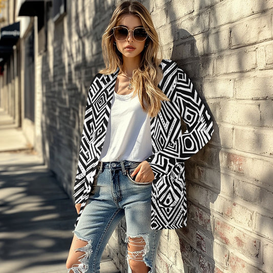 Long-sleeved cardigan jacket