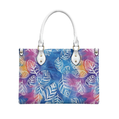 Luxtrini Tropical Women’s PU Leather Twill Handbag – Versatile Everyday Handbag in Small, Medium, and Large