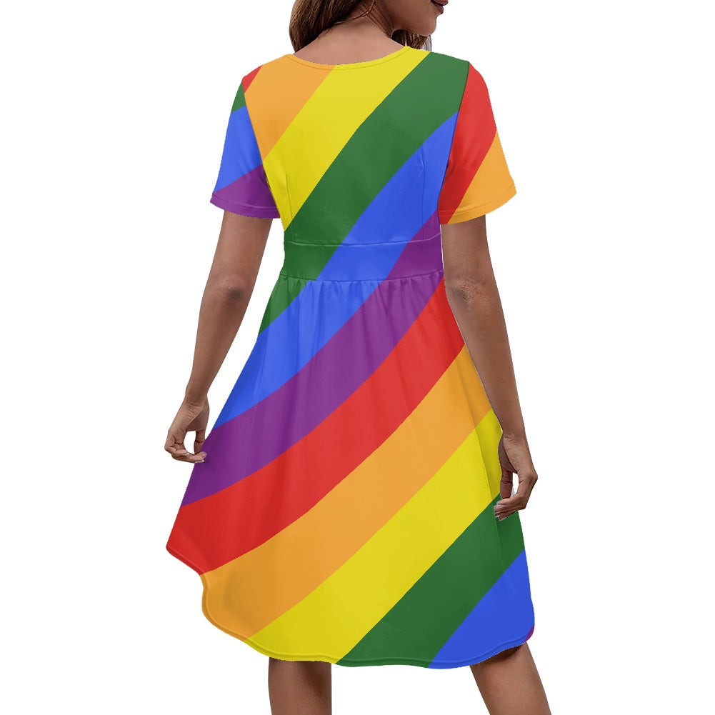 Rainbow Ladies dress