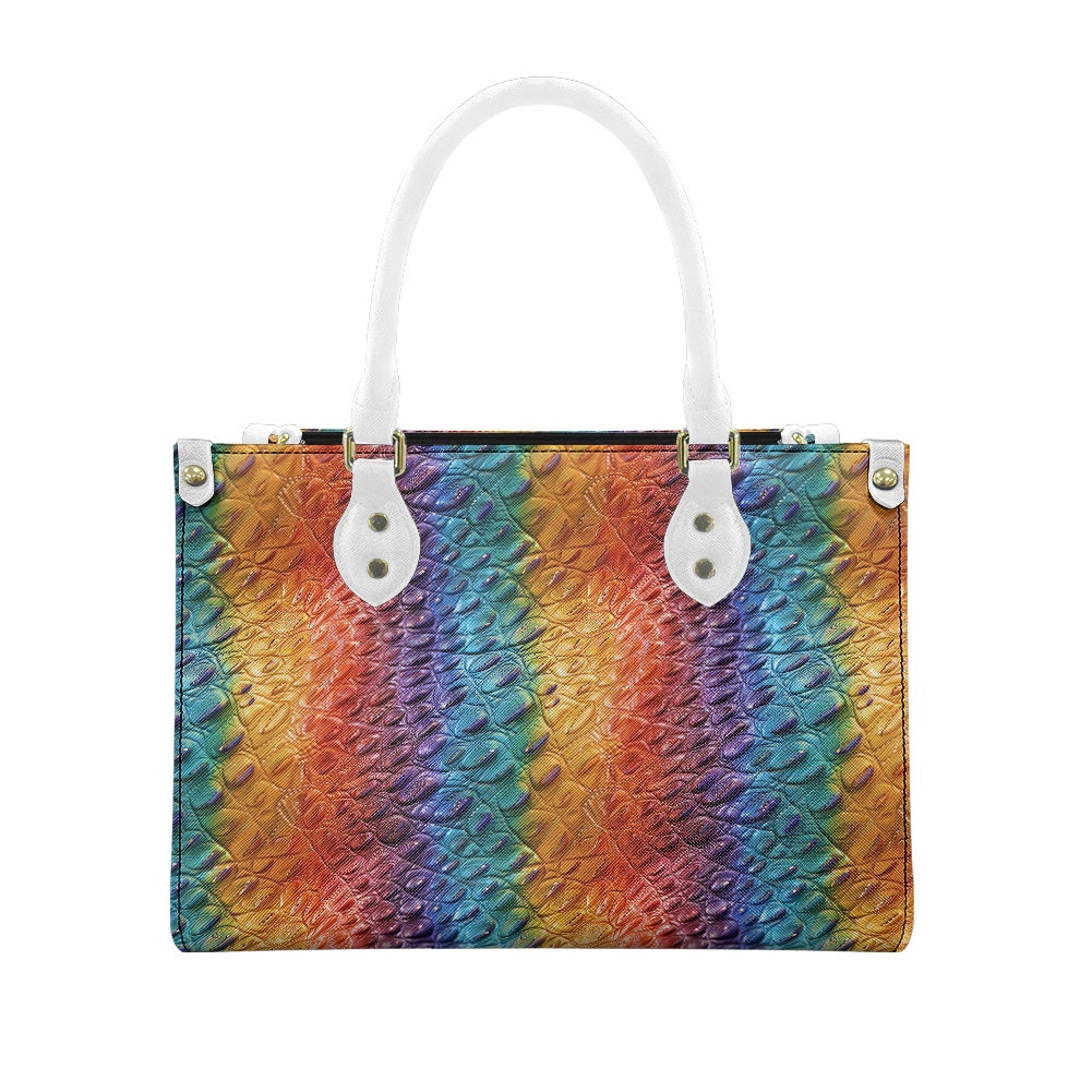 Ostrich Rainbow Pride Women's PU leather twill handbag