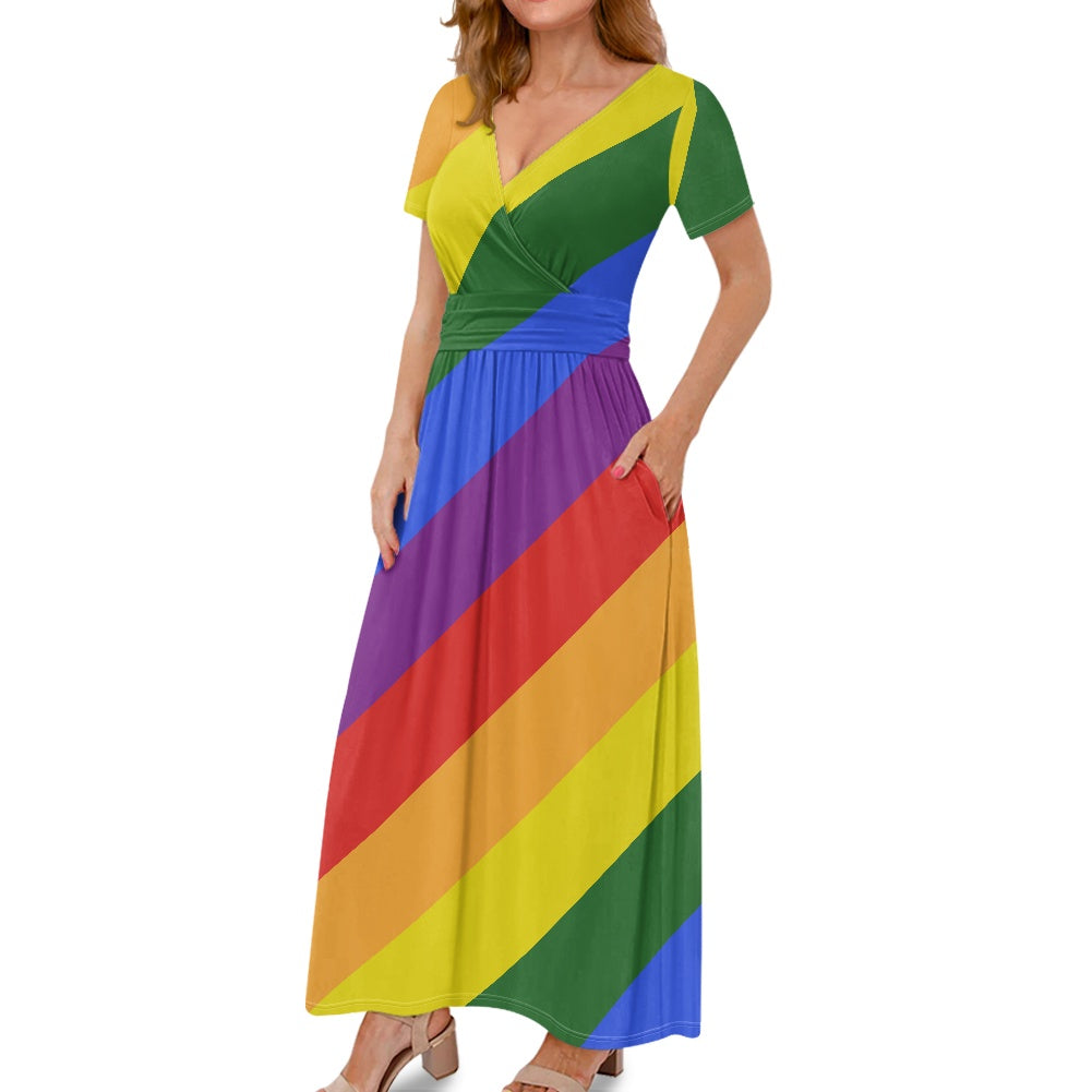 Rainbow Ladies dress
