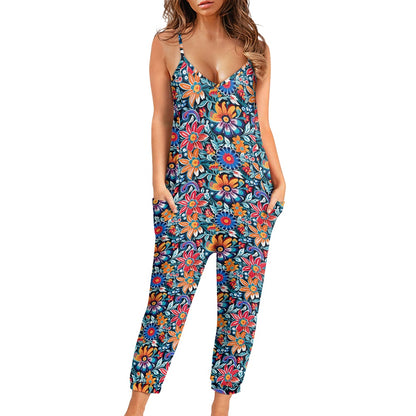 Mexican Floral Rompers - Exclusive One-of-a-Kind Luxury Romper - Limited Edition, Ethically Made, and Stylishly Comfortable