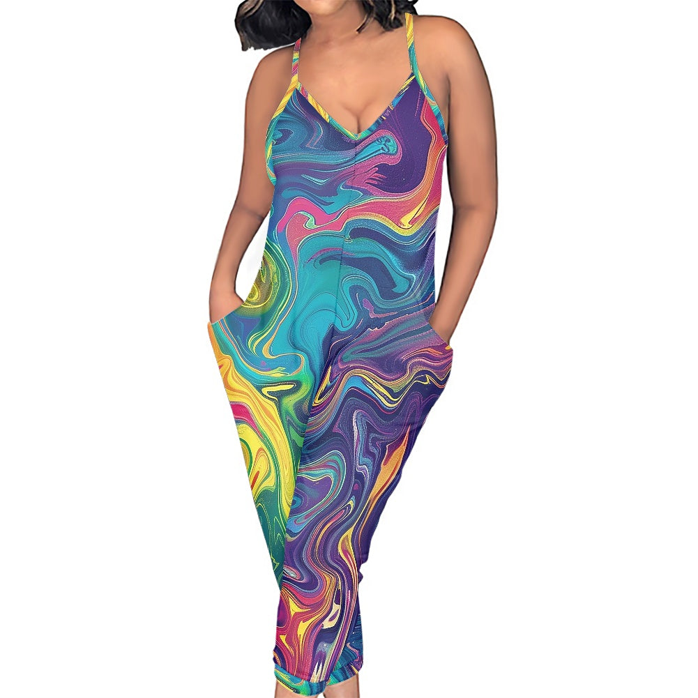 Rainbow LGBTQ Rompers - Exclusive One-of-a-Kind Luxury Romper - Limited Edition, Ethically Made, and Stylishly Comfortable white