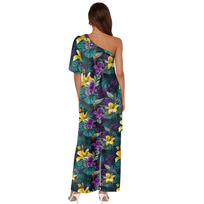 Elegant Off-Shoulder Two-Piece Dress for Women