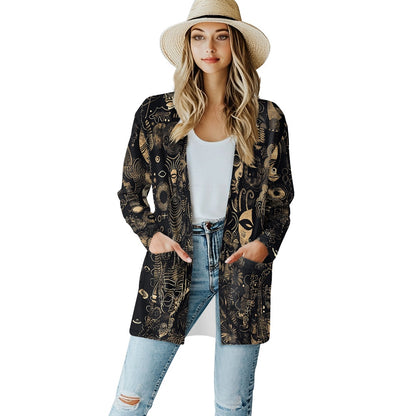 Long-sleeved cardigan jacket