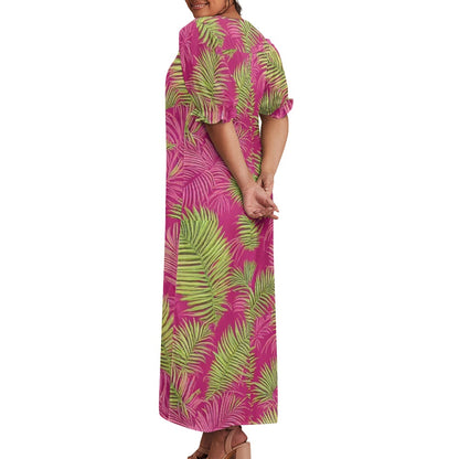 Puff sleeve dress