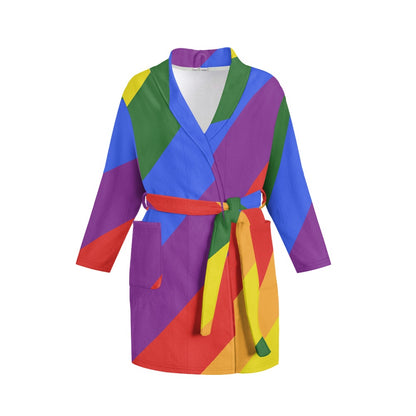 Rainbow Women's bathrobe