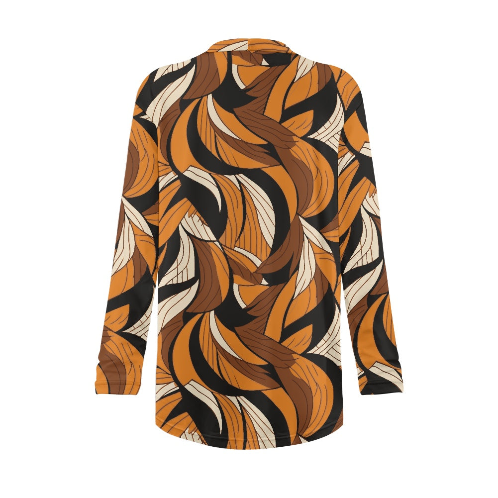 Long-sleeved cardigan jacket