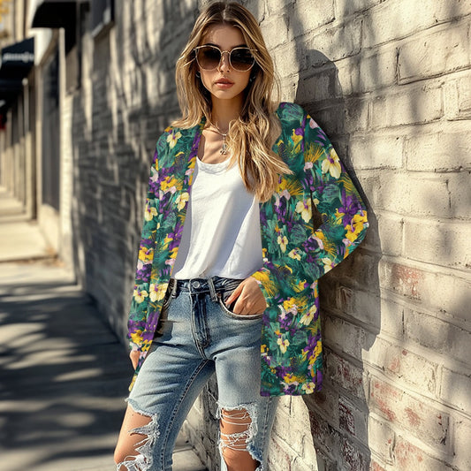Long-sleeved cardigan jacket