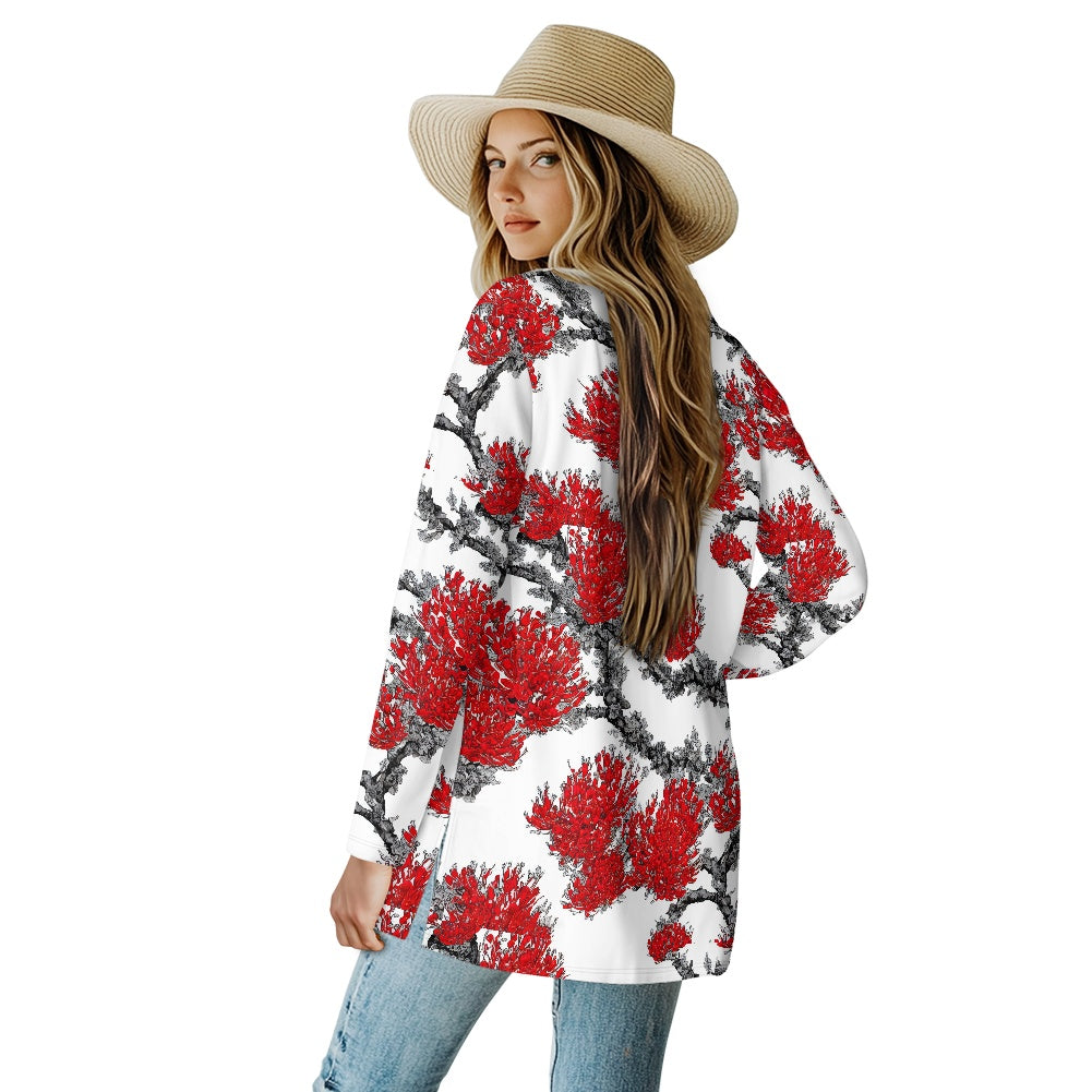 Long-sleeved cardigan jacket