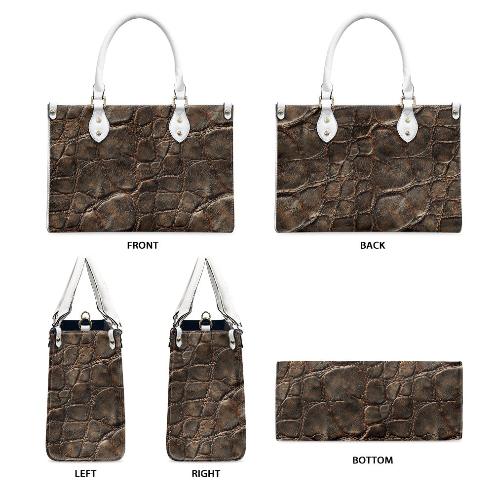 The Voyager Tote - Durable and stylish, perfect for adventurers. Women's PU Leather Twill Handbag