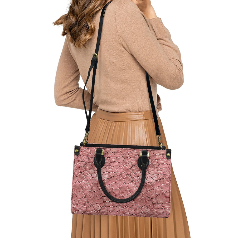 Blush Ping Lambskin Women's PU leather twill handbag