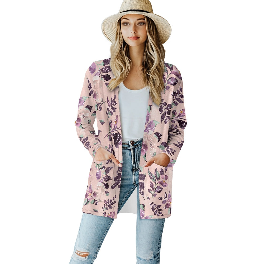 Long-sleeved cardigan jacket