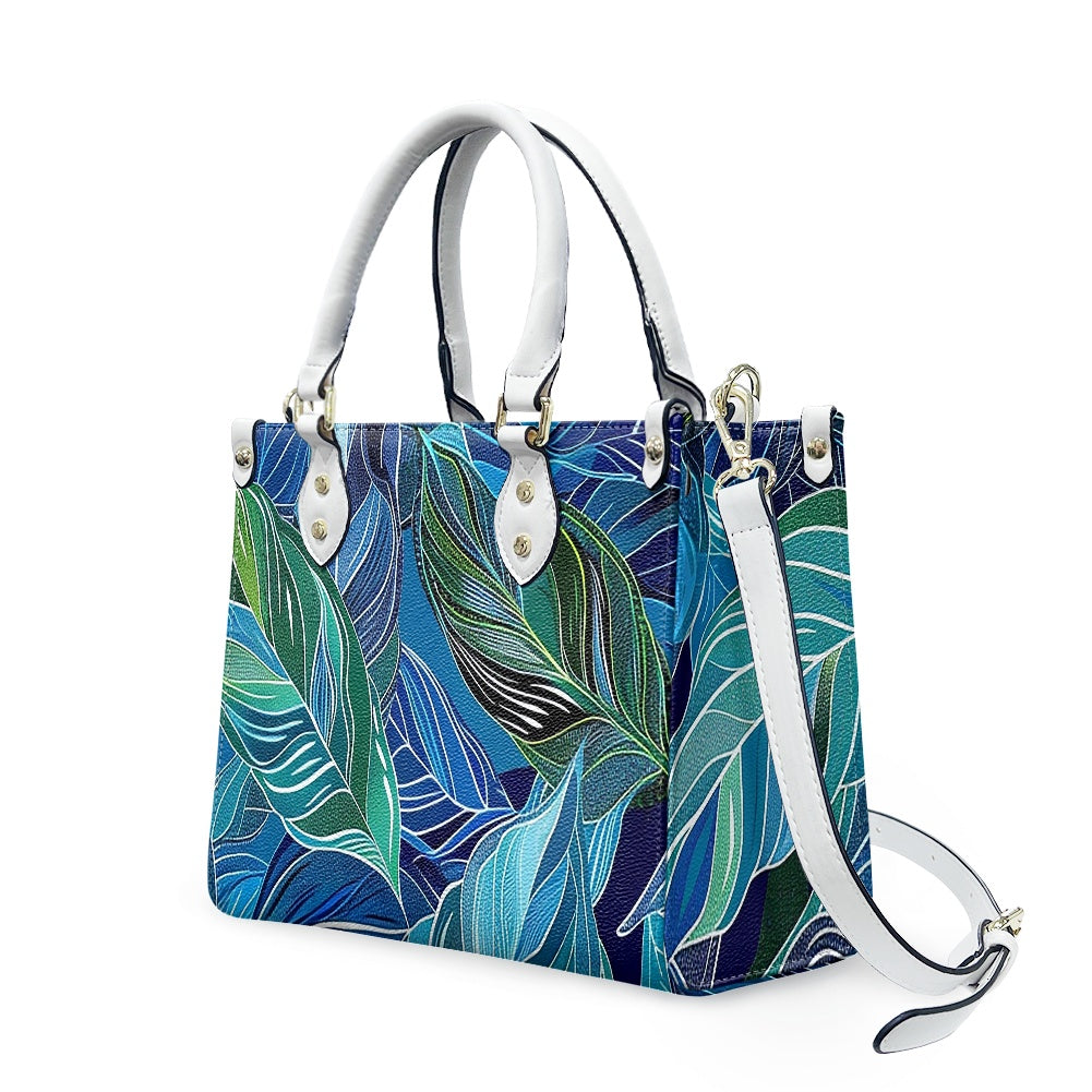 Women's PU leather twill handbag