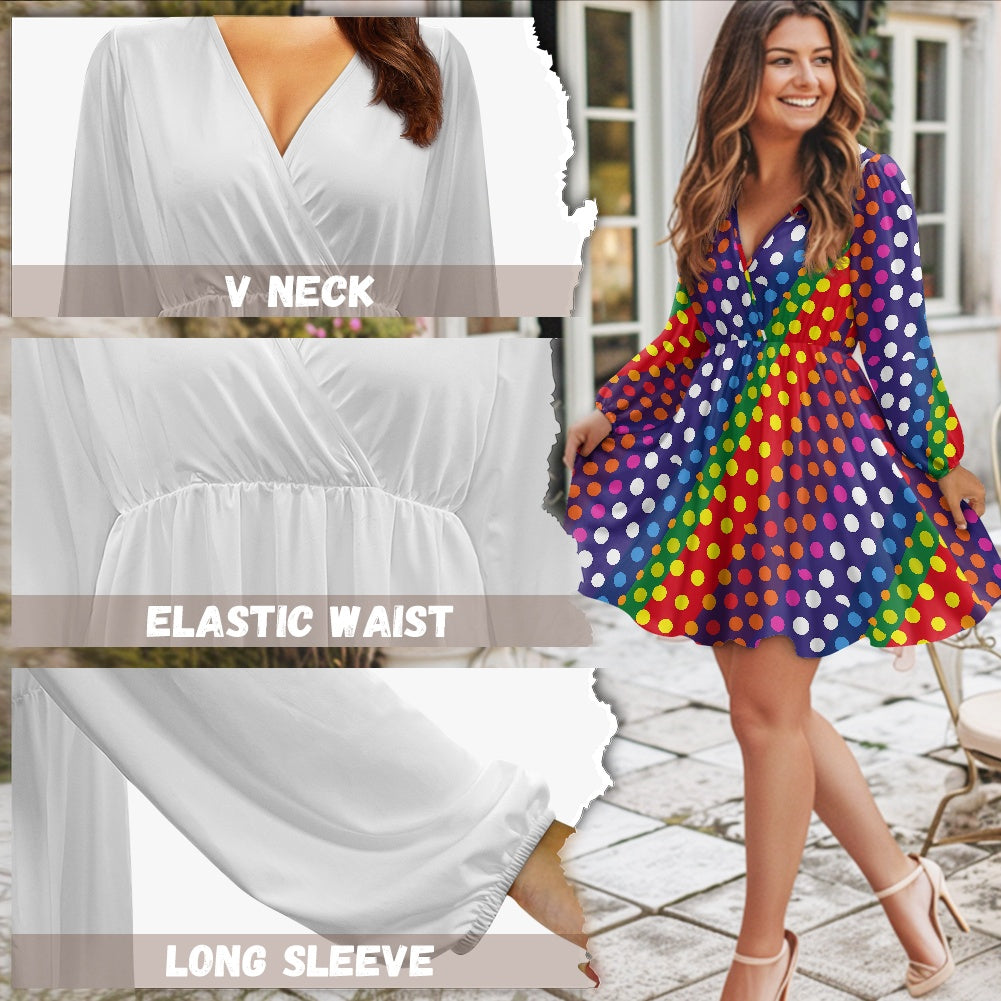 Women's V-neck dress