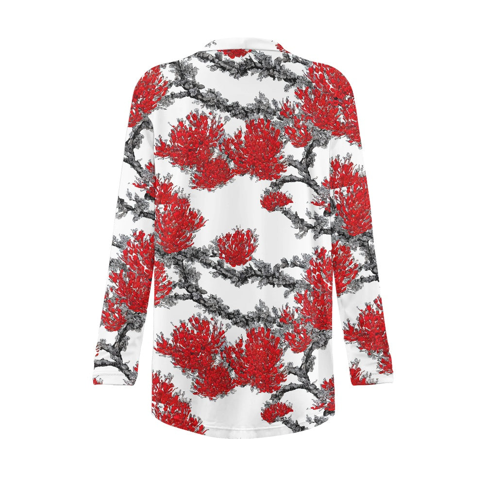 Long-sleeved cardigan jacket
