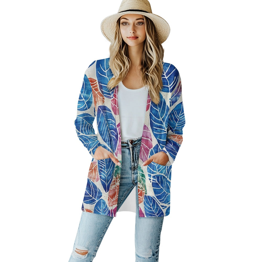 Long-sleeved cardigan jacket