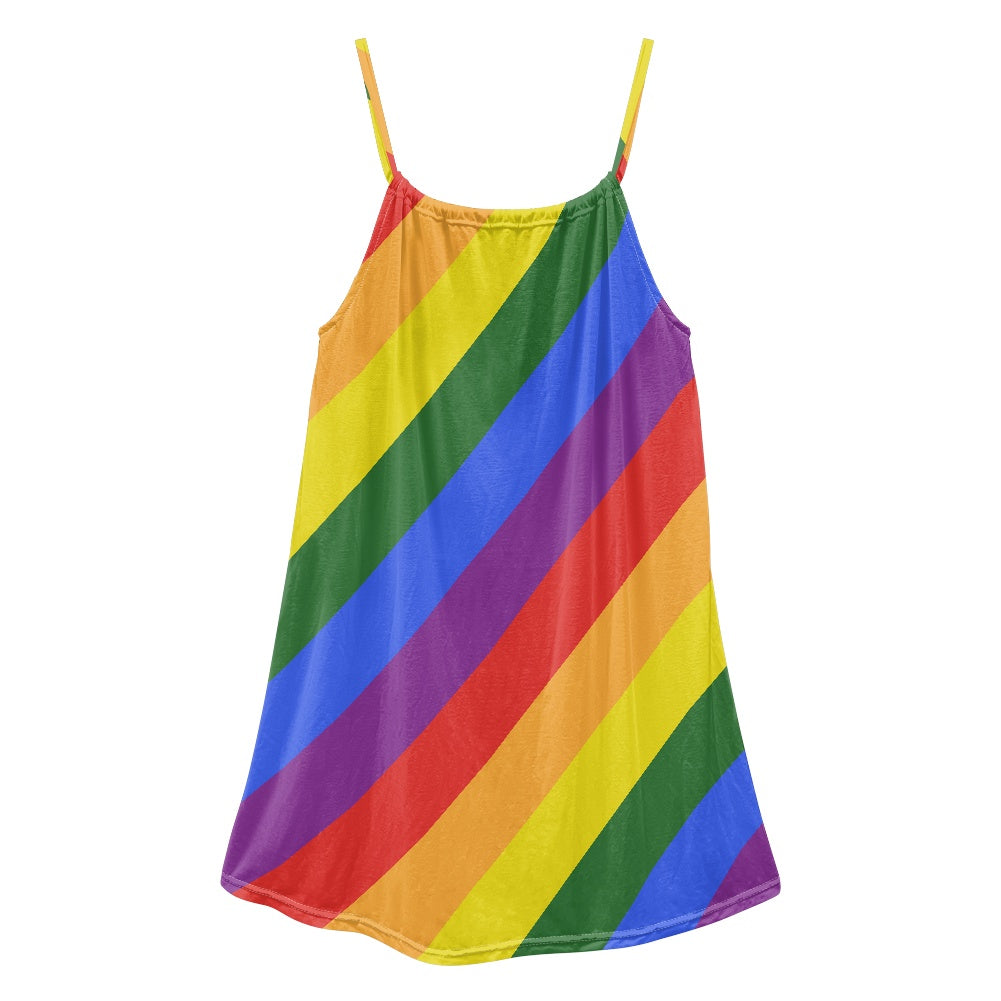Rainbow Strappy dress