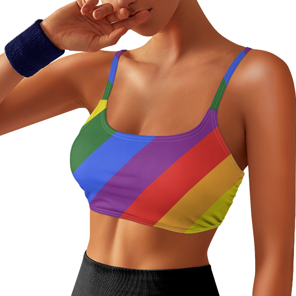 Rainbow Sports Bras