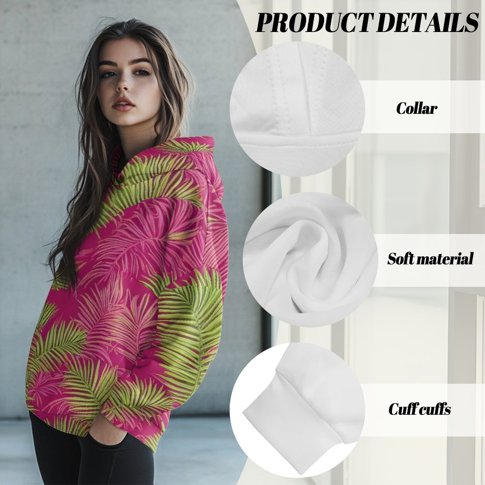 Women's loose pullover sweatshirt
