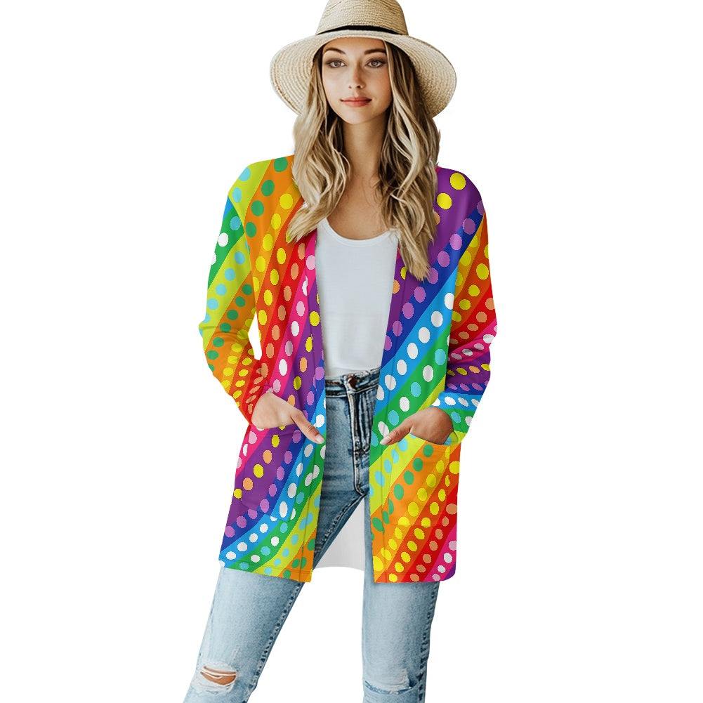 Long-sleeved cardigan jacket