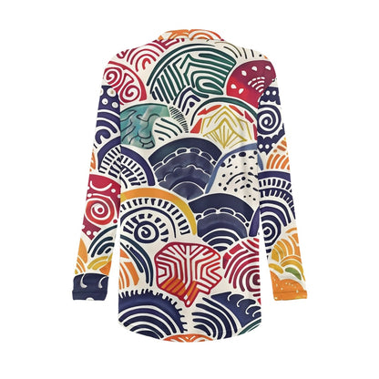 Long-sleeved cardigan jacket