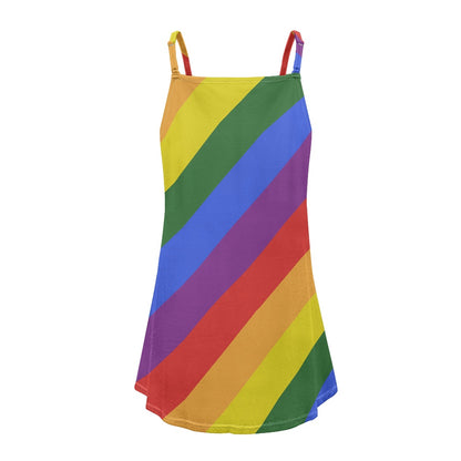 Rainbow Strappy dress