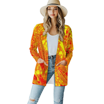 Long-sleeved cardigan jacket