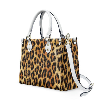 Leopard print Women's PU leather twill handbag