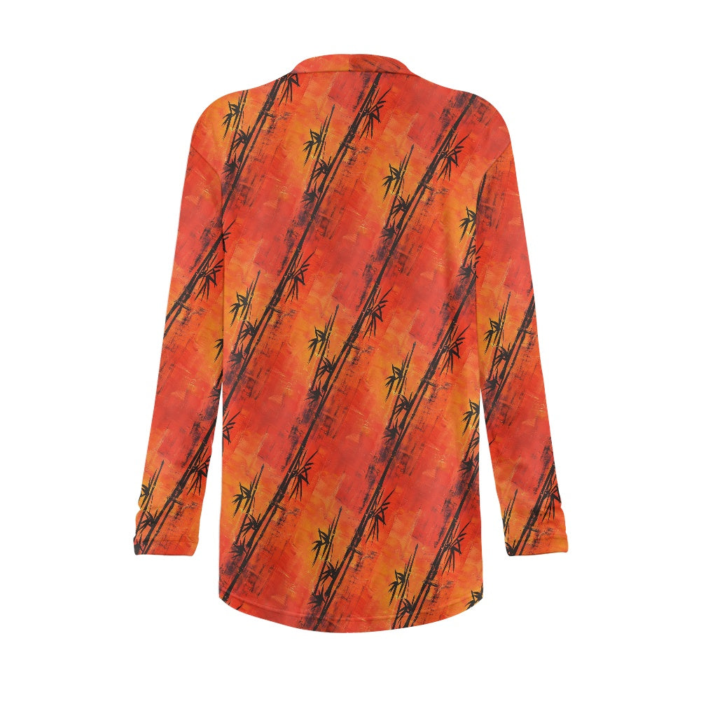 Long-sleeved cardigan jacket
