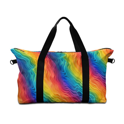 Rainbow Wavy pattern Lightweight luggage