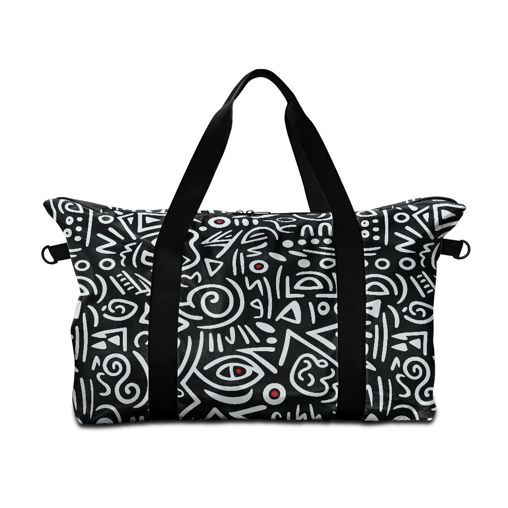 Ethnic African Lightweight luggage white ONESIZE