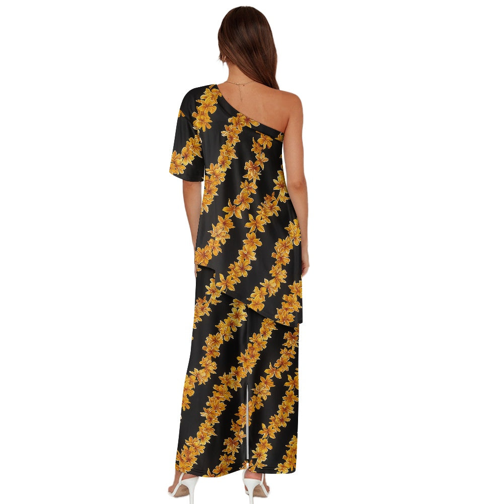 Elegant Off-Shoulder Two-Piece Dress for Women