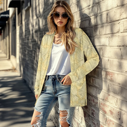 Long-sleeved cardigan jacket