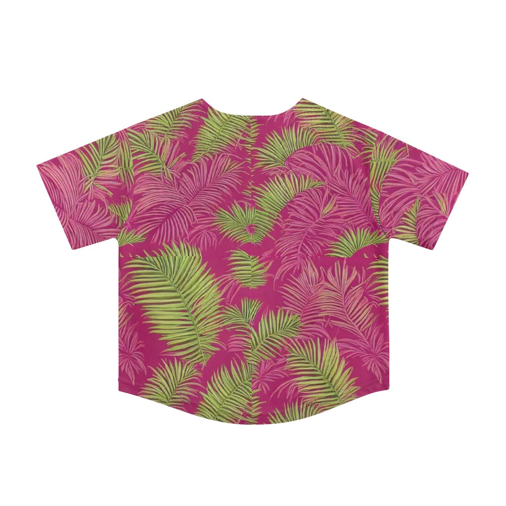 Women's short baseball jersey