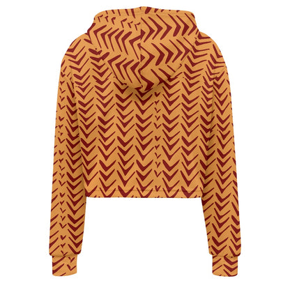 Women's midriff-baring sweatshirt - Mudcloth