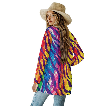 Long-sleeved cardigan jacket