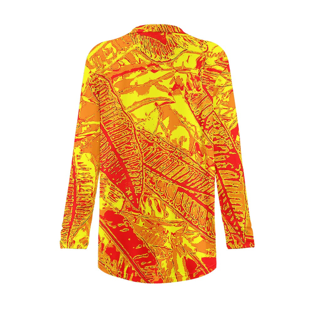 Long-sleeved cardigan jacket
