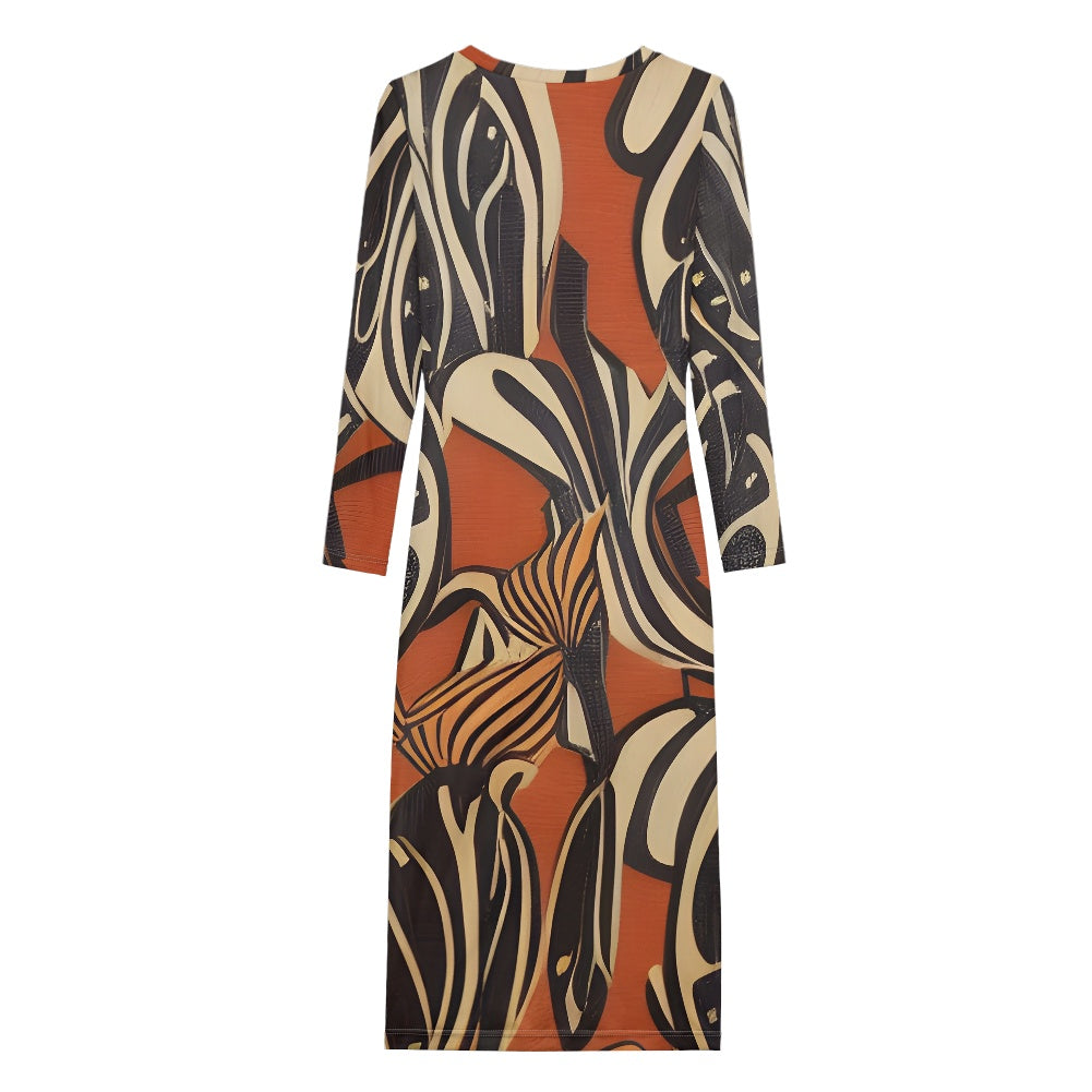 Long-sleeved dress