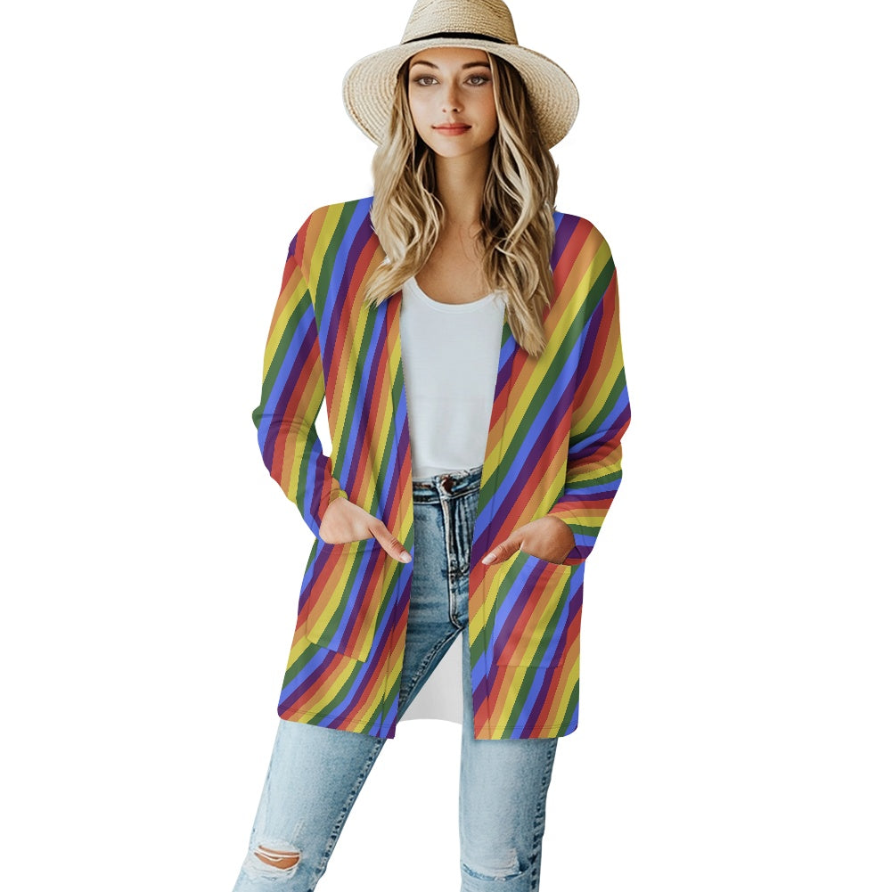 Long-sleeved cardigan jacket