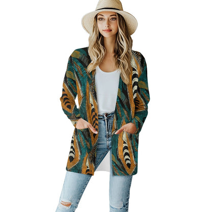 Long-sleeved cardigan jacket