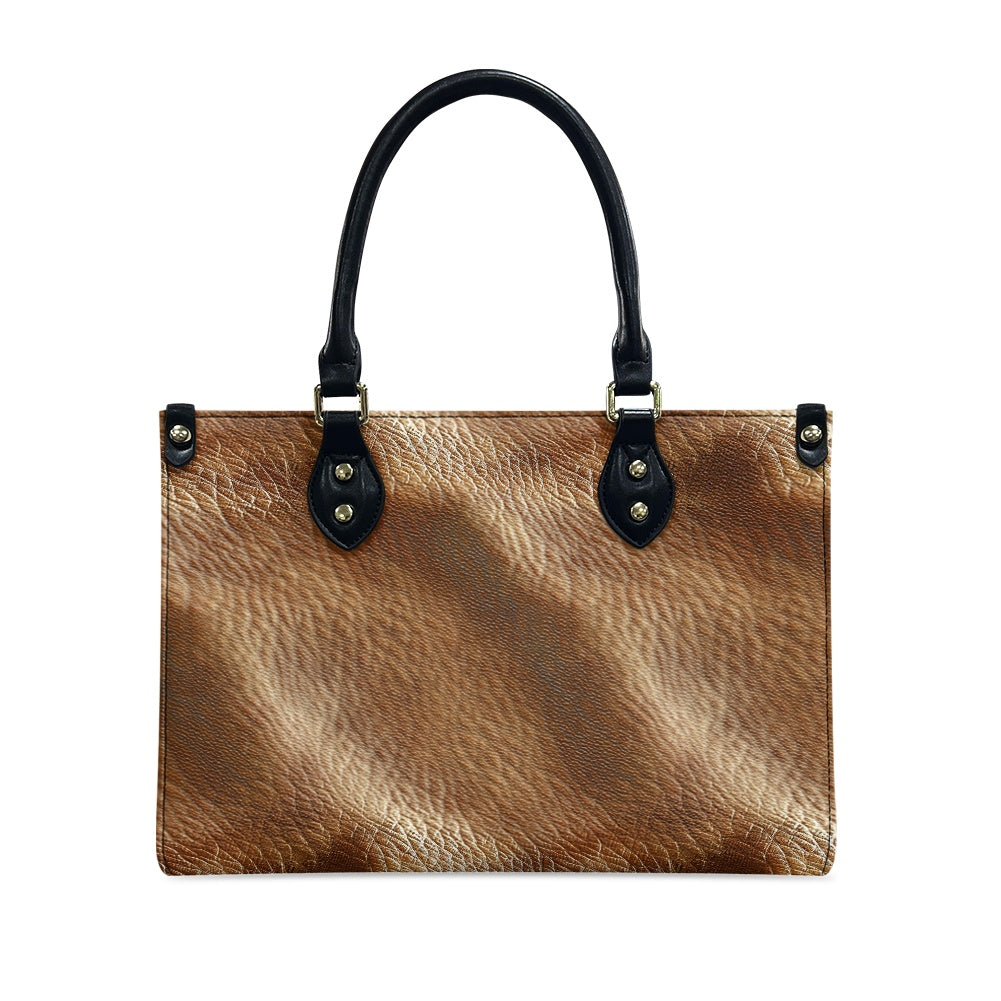 Women's PU leather twill handbag